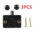 1/3PCS AC 250V Push Switches Door Switches Auto Switche Closet Light Switche Cabinet Door Switche Automatic Reset Push Switches