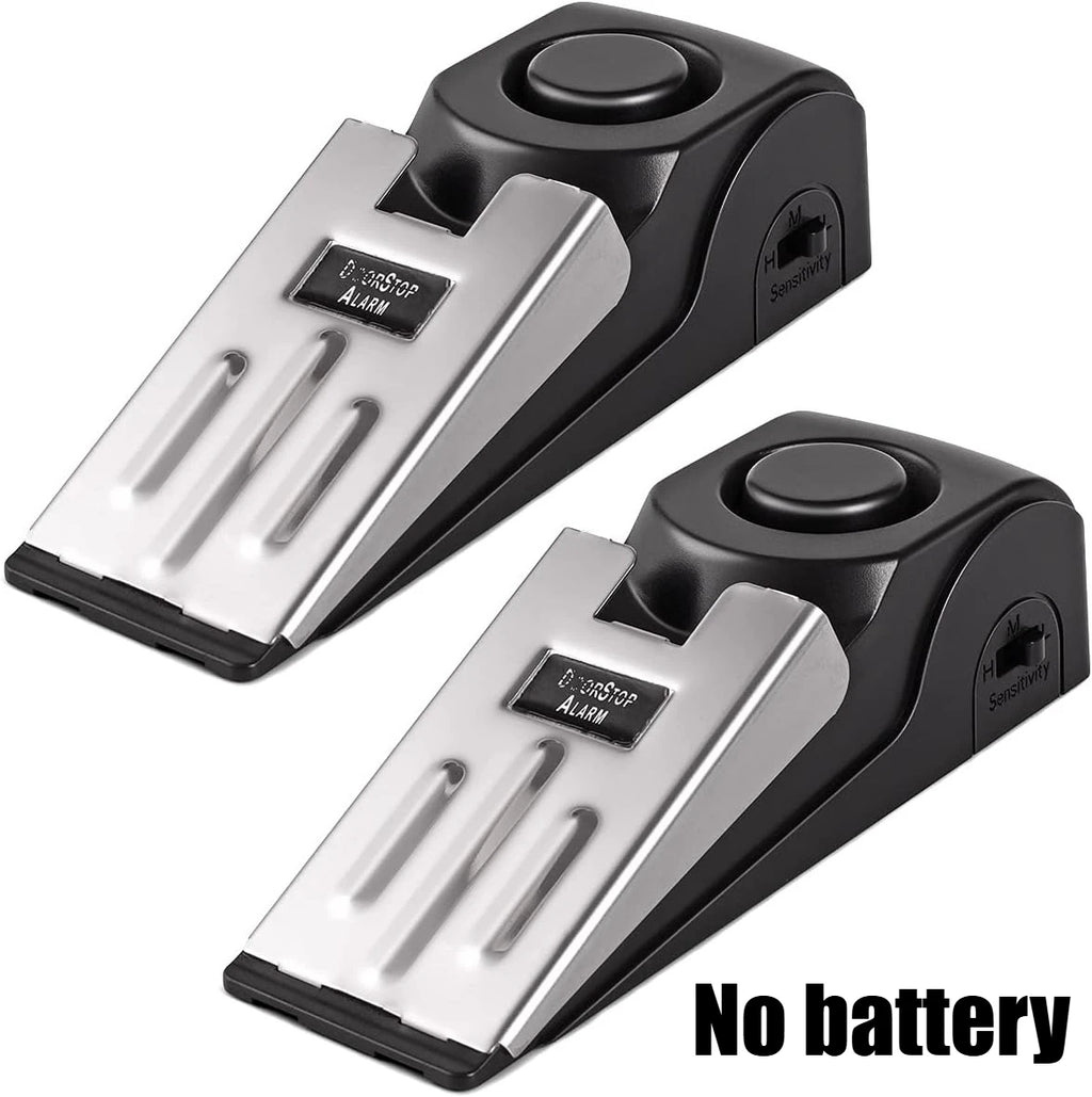 1/2Pcs 120DB Portable Wireless Door Stop Alarm Home Security System Siren Sound Burglar Intruder Alert for Travel