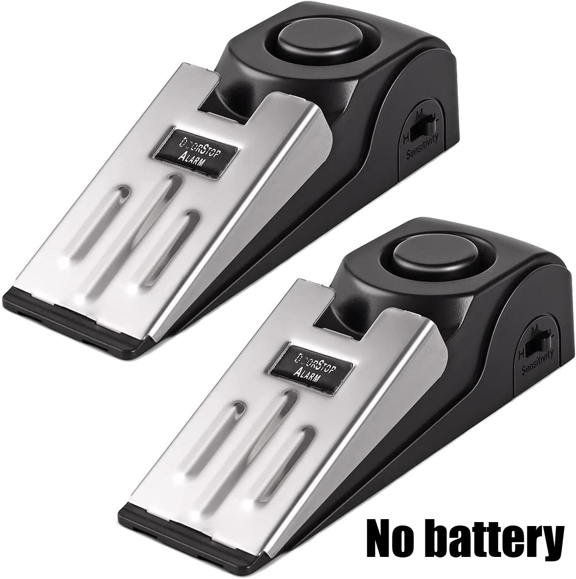 1/2Pcs 120DB Portable Wireless Door Stop Alarm Home Security System Siren Sound Burglar Intruder Alert for Travel