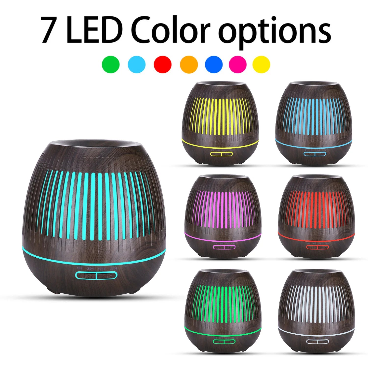 WiFi Smart 550ML Electric Aroma Diffuser Essential Oil Diffuser Air Humidifier Ultrasonic Remote Control Mist Maker Home