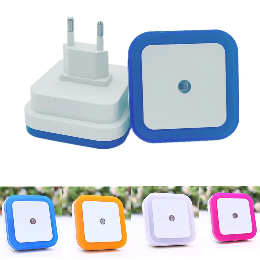 LED Night Light Mini Light Sensor Control 85V-265V EU US Plug Nightlight Lamp For Children Kids Living Room Bedroom Lighting