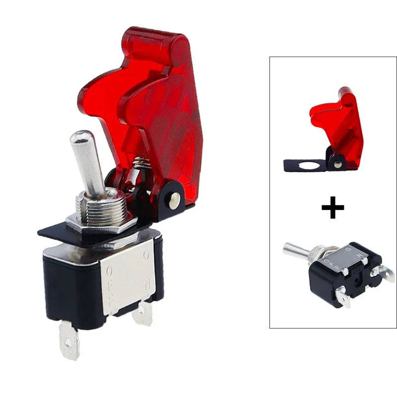 New style KN3A-101 toggle switch Rocker Arm 2Pin 2/gear ON-OFF10A 125V/250V AC cap matching 12V, 24V, 48V, 110V, 220V universal