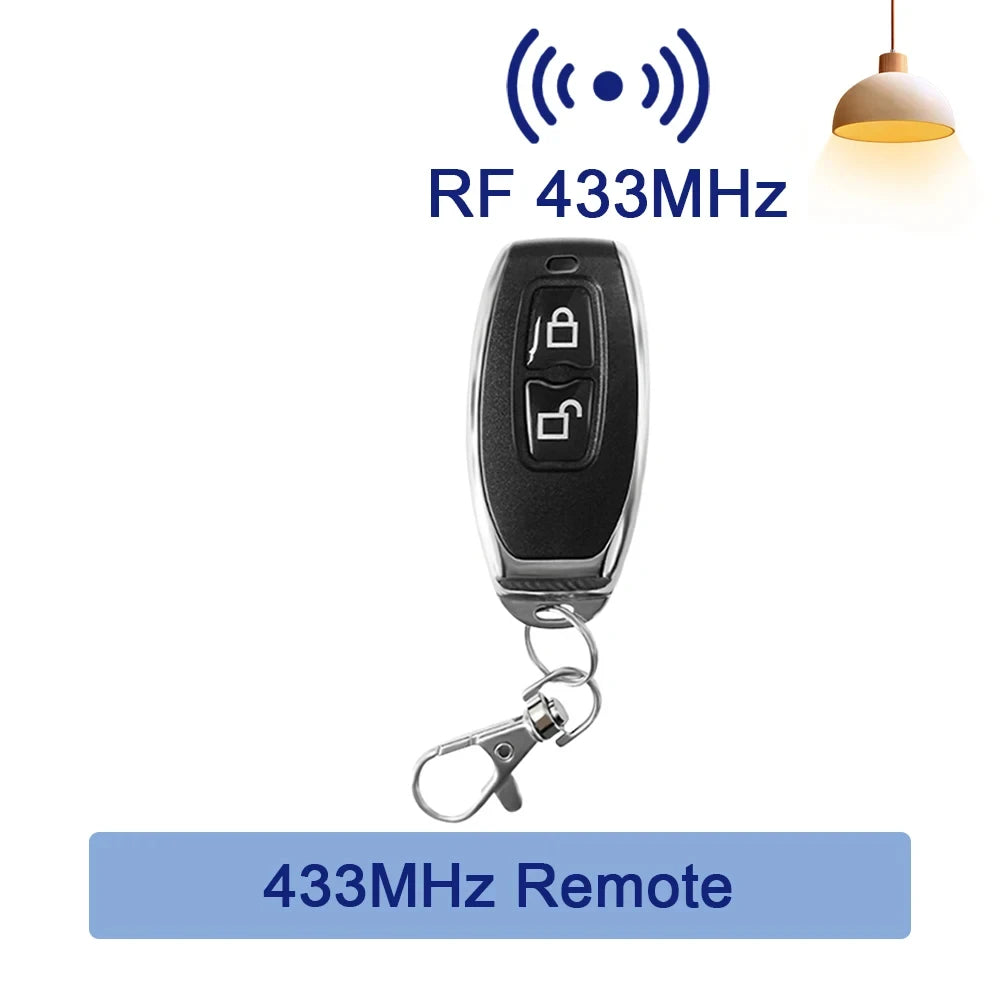 433MHz Wireless Remote Control Light Switch AC 220V 10A On Off Remote Controller Transmitter Wall Panel Switch For Lighting Led