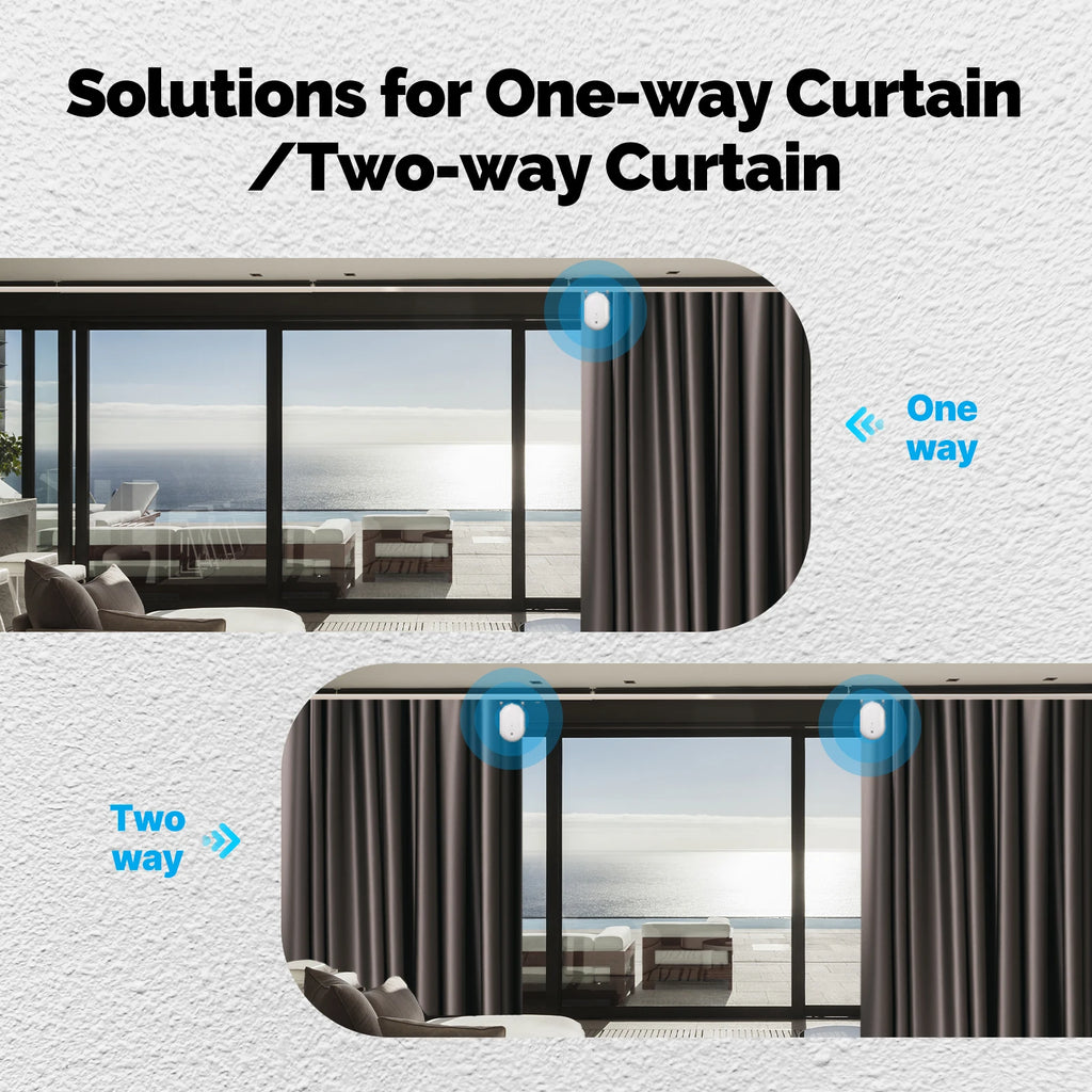 MOES Tuya ZigBee Smart Electric Curtain Robot Timing Auto Opener Closer Light Sensor App Remote Control Support Alexa GoogleHome