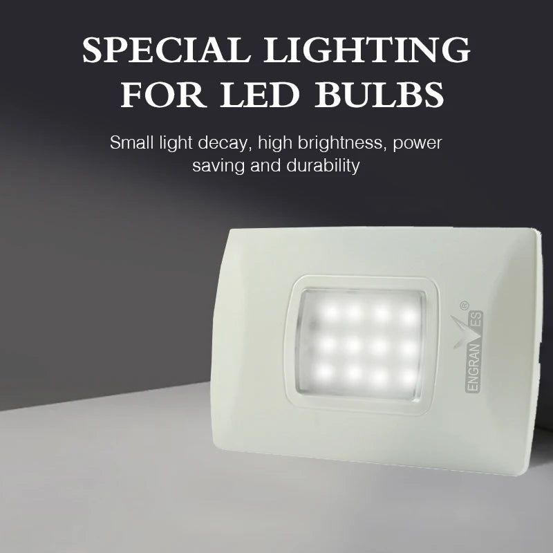 LED Emergency Light Indoor Corridor Lamp Embedded Fire Fighting Light Wire Link Rechargeable Evacuation Lamp for Power Outage