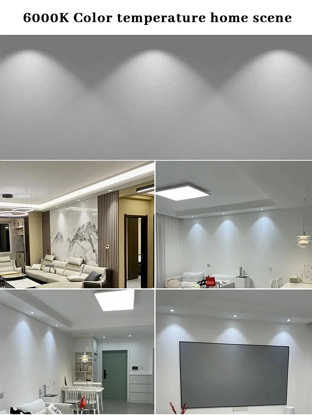 5/8/10/12pcs Dimmable GU10 Led Spotlight 220V Warm light 3000K 4000K 6000K Dimming Bulb Replace 50W halogen lamp home derection