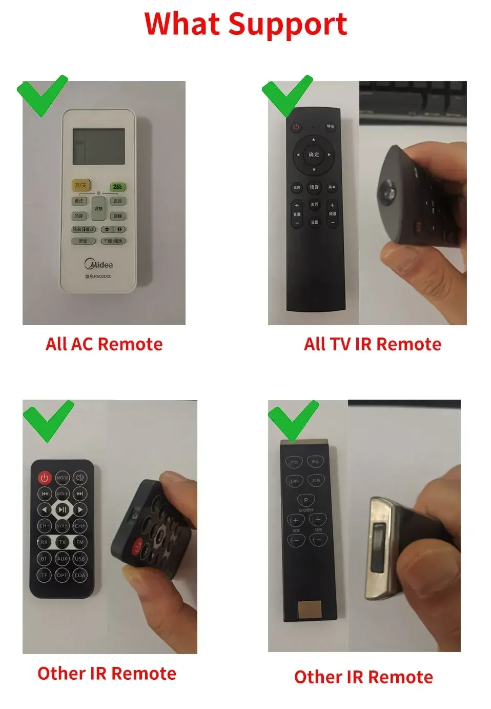 Tuya WiFi Smart IR Remote Control Smart Life APP Replace TV DVD AUD AC Remote Works with Alexa Google Home