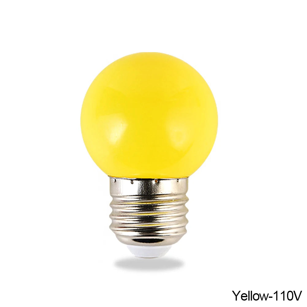 E27 LED Bulb Colorful Energy Saving Bulb 3W 110V 220V Holiday Christmas Decoration Bulb Stage Show Bulb Home Decoration Lighting