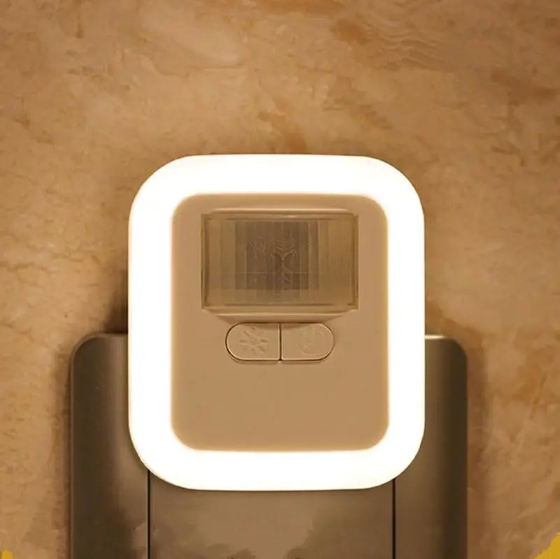 Led smart Night Light Motion Sound Sensor Night Light  brightness adjustment night light Bedroom Lamp Staircase Decorative Lamps