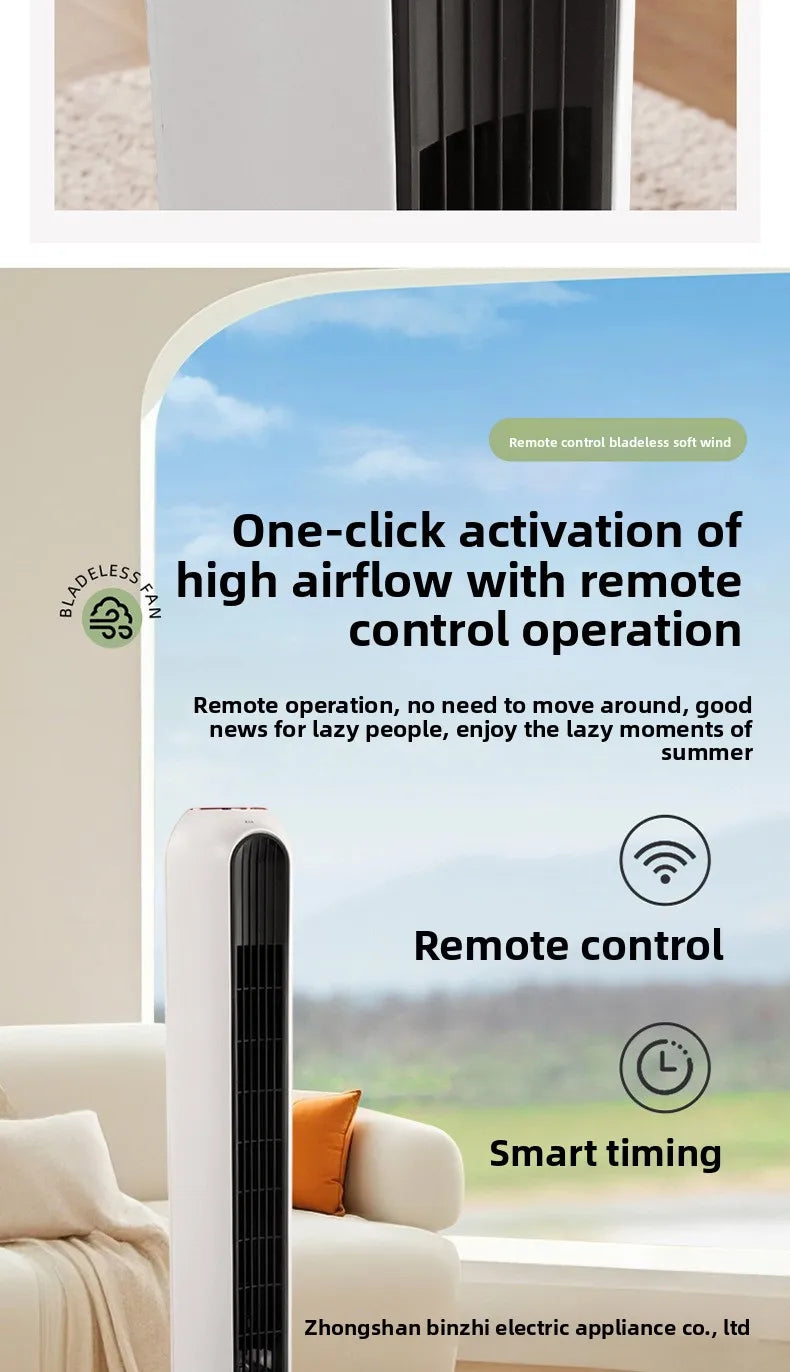 Tower Fan with Air Cooler and Smart Voice Function for Home Use Cooling Fan