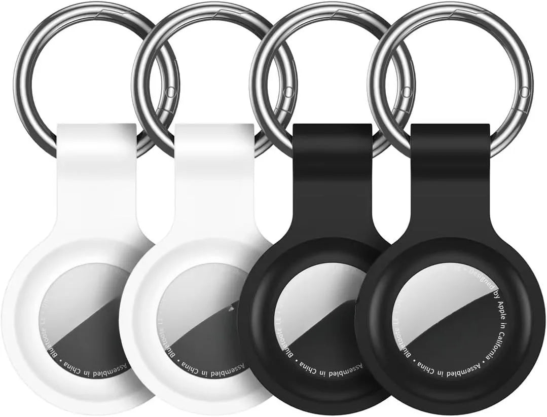 8/4/2Pack Silicone itag Case for Airtags with Keychain, Protective Cover for Airtag Key , Pet Dog Cat Collar , Accessories