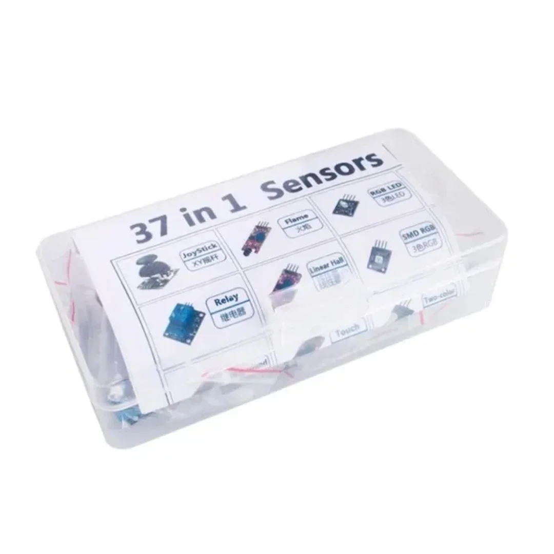 45 in 1 Sensors Modules 16 Kinds Starter Kit For Arduino Raspberry Pi , Better Than 37 in 1 With Box DIY UNO R3 MEGA2560