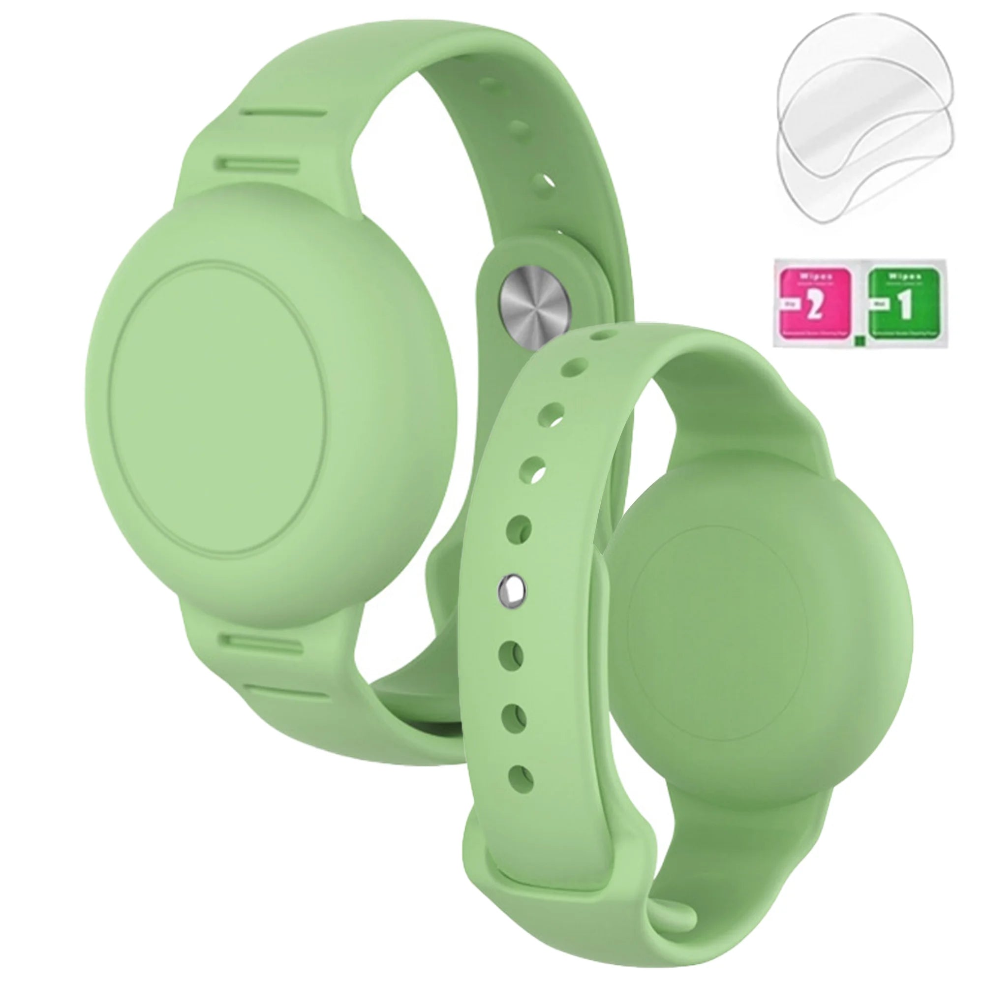 Waterproof AirTag Bracelet for Kids, Hidden Silicone Wristband for AirTag,Secure Holder Strap Band for Child Toddler Protection