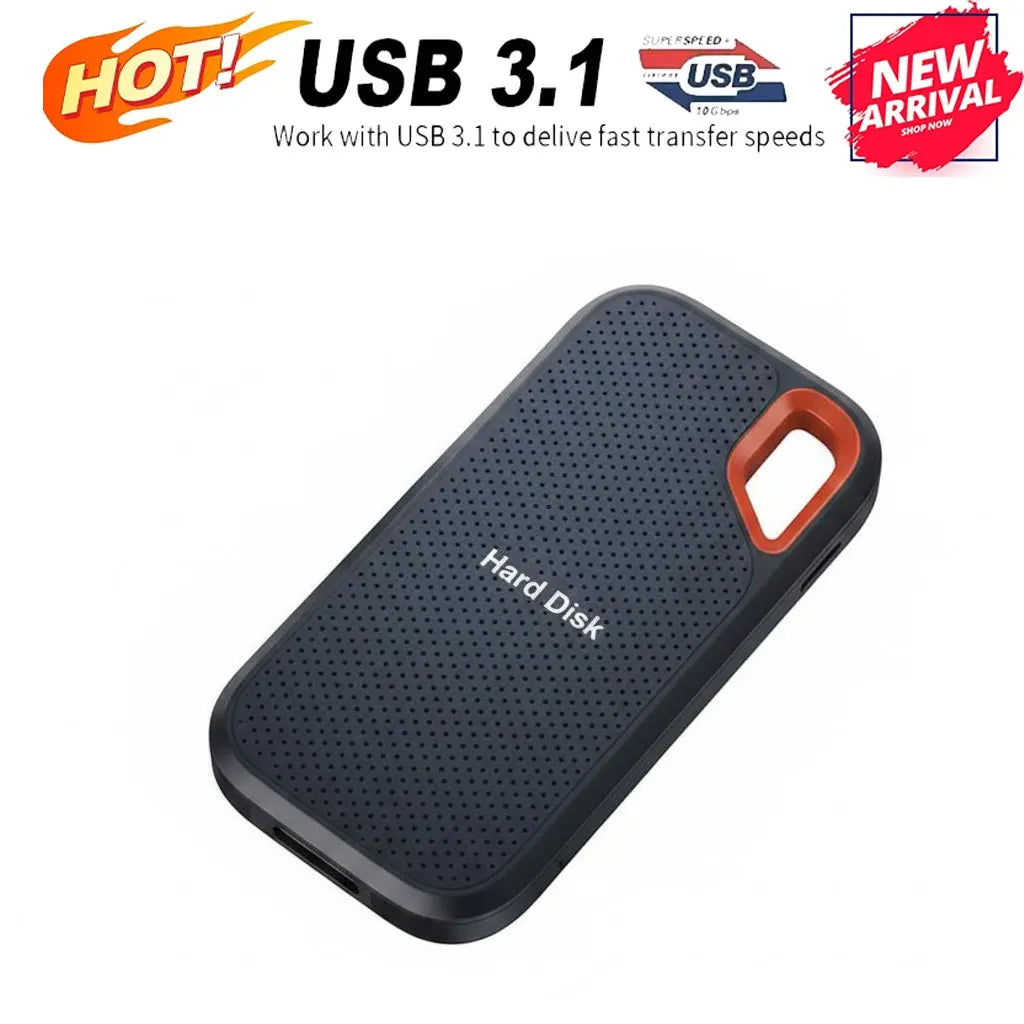 High Speed External Solid State Drive 1TB Portable SSD 16TB External Hard Drive External Hard Disk Mass Storage for Laptop Mac