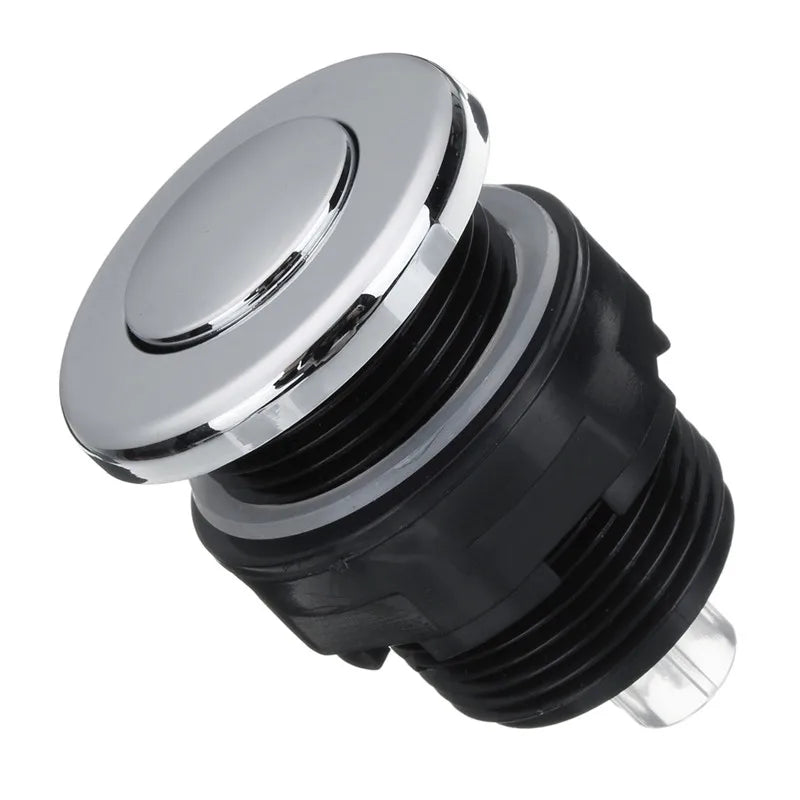 Pneumatic Switch On Off Push Air Switch Button 28mm/32mm/34mm For Bathtub Spa Waste Garbage Disposal Whirlpool Switch