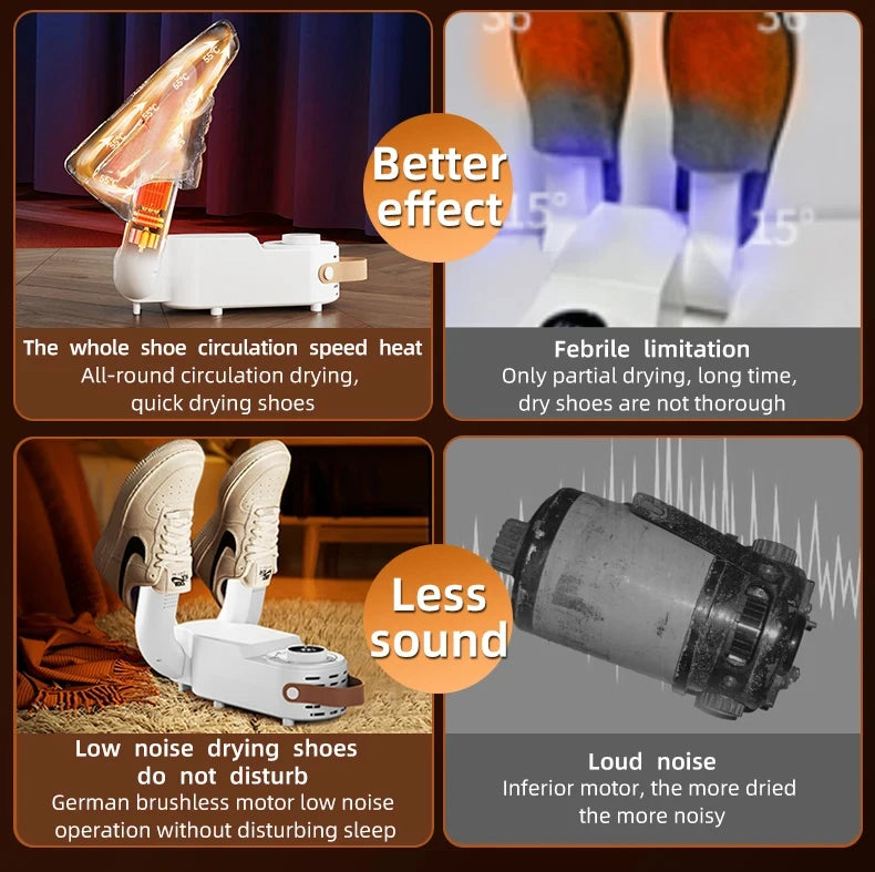 Smart Shoe Dryer Home Portable Shoe Warmer Drying Adjustable Gloves Effortlessly Outdoor Gear  And Dormitory Shoe Dryer Shoes