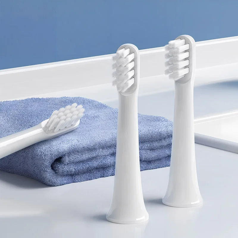6/12Pcs Replacement Brush Heads For  MIJIA T100 Mes603 Electric Toothbrush Vacuum DuPont Soft Bristle Suitable Nozzles