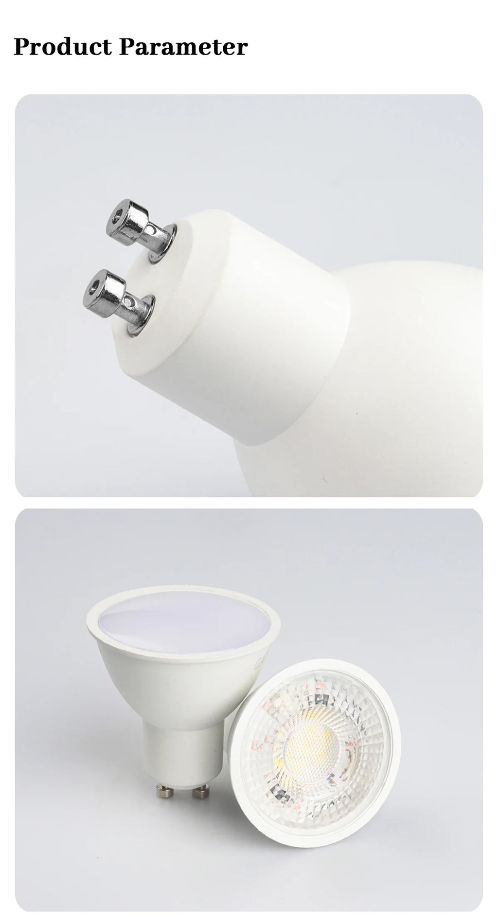 5/8/10/12pcs Dimmable GU10 Led Spotlight 220V Warm light 3000K 4000K 6000K Dimming Bulb Replace 50W halogen lamp home derection
