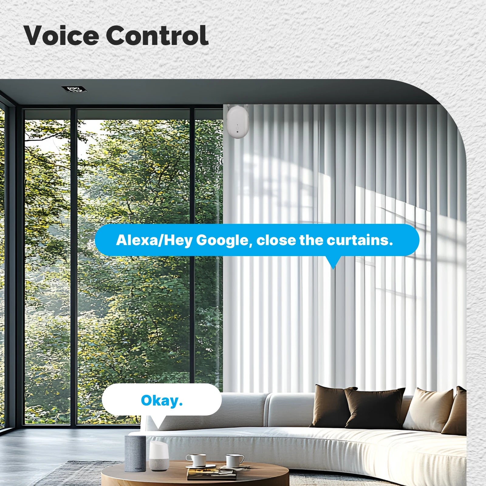 MOES Tuya ZigBee Smart Electric Curtain Robot Timing Auto Opener Closer Light Sensor App Remote Control Support Alexa GoogleHome