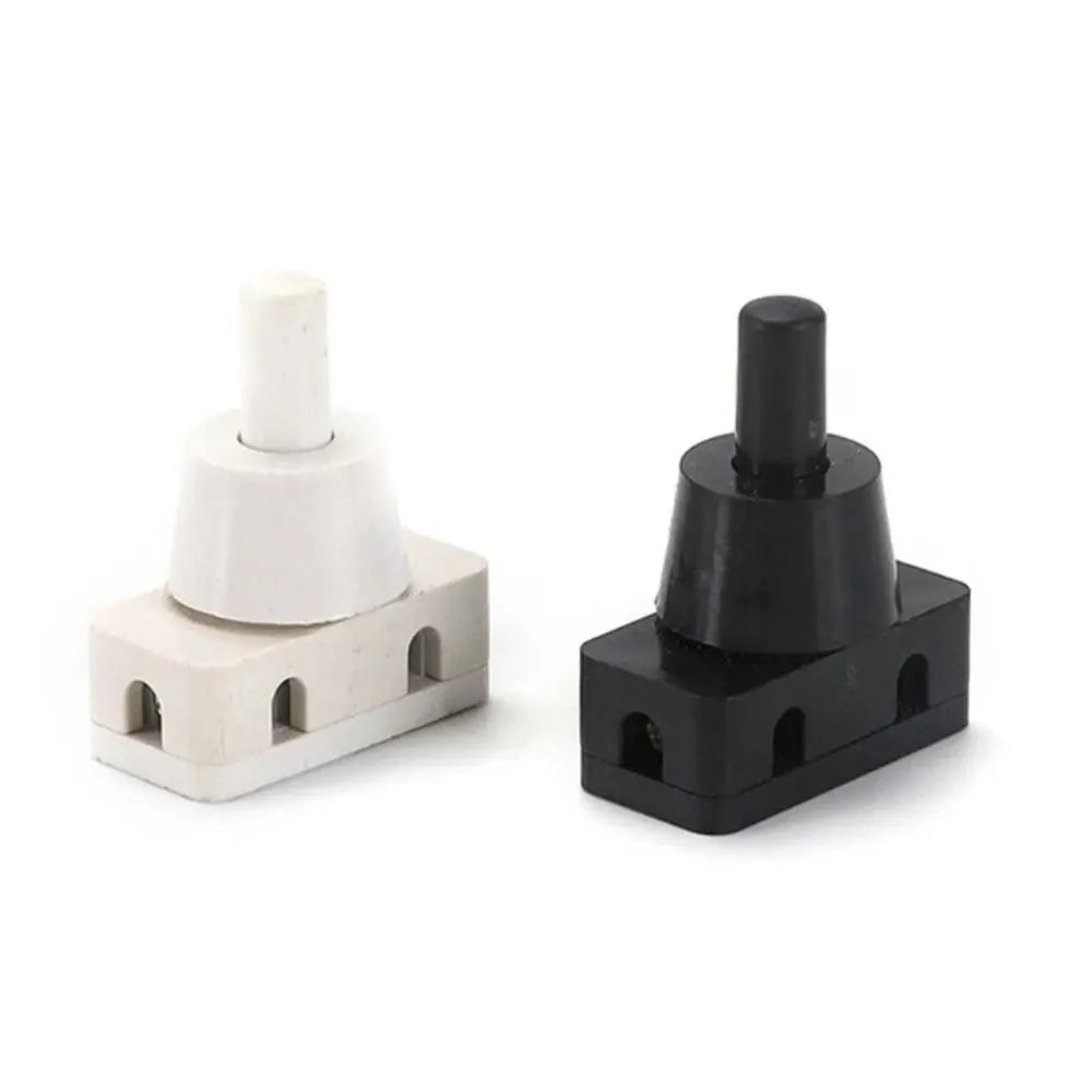 New AC250V ON Push Button Industrial Home Lamps Switch for Home Lamps Table Lamp Plastic Mini Power Switches Household Appliance