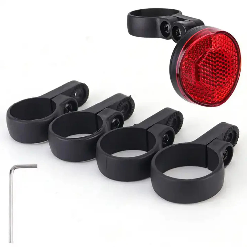 Hidden Protective Bracket for AirTag Bicycle Reflector Bike Reflective Warning Sign Anti-Theft Tracker Accessories
