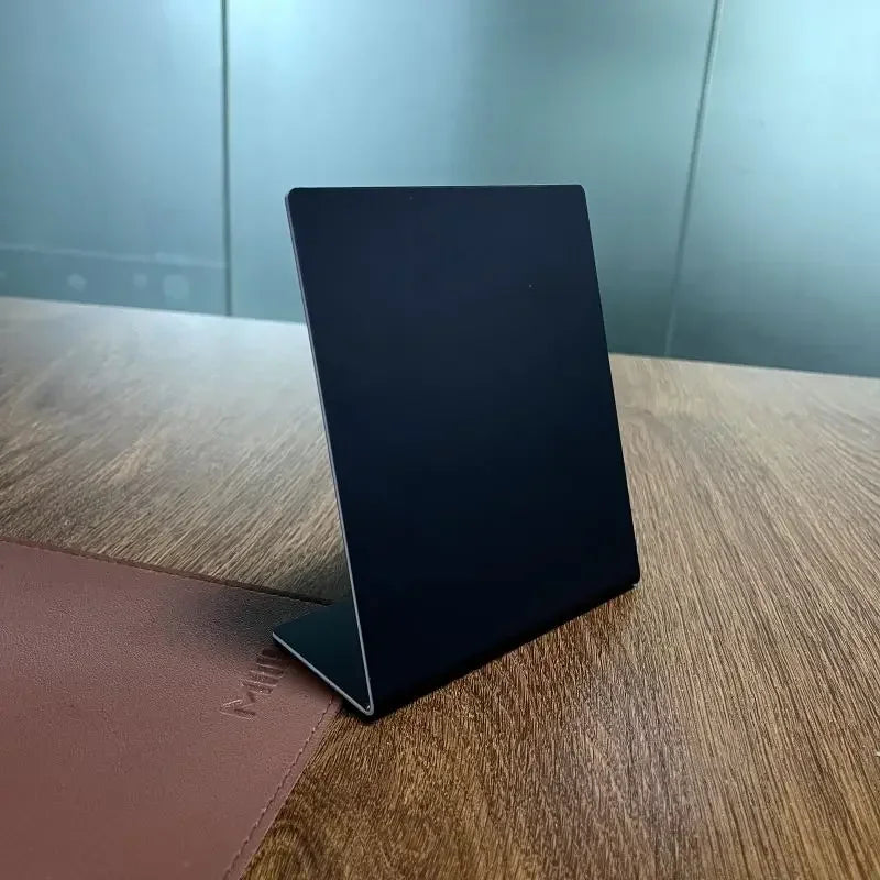 13.56Mhz programmable Google Review Card NFC station table NFC Google Reviews display bending card standing brand bracket