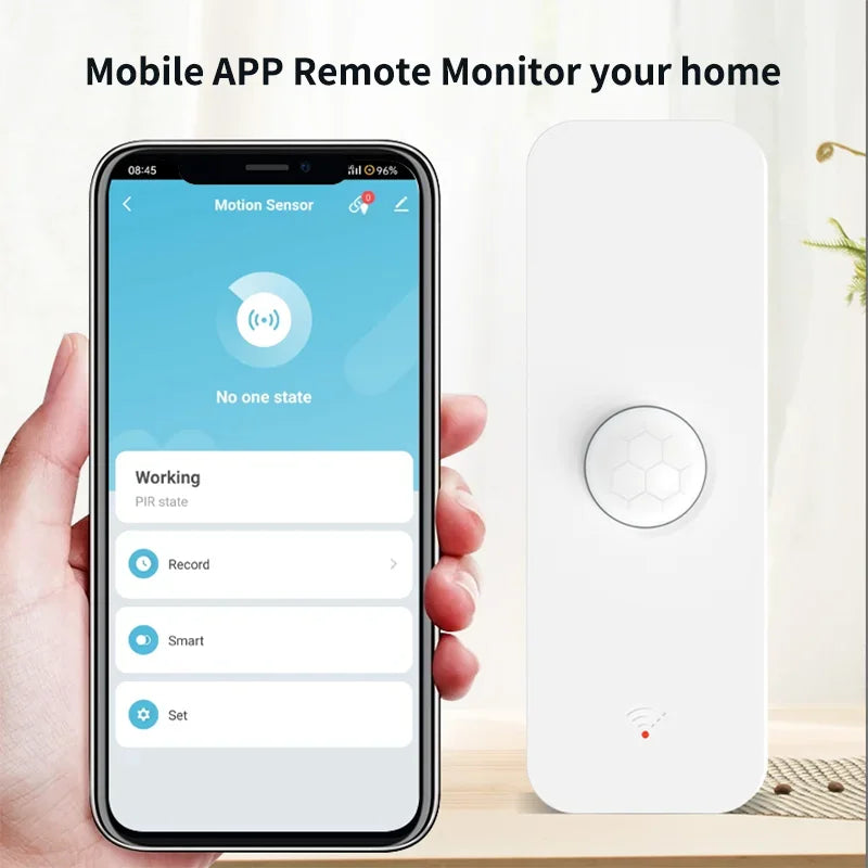 Tuya WiFi Zigbee PIR Motion Sensor Smart Home Human Body Infrared Detector Security Smart Life Works With Alexa Google