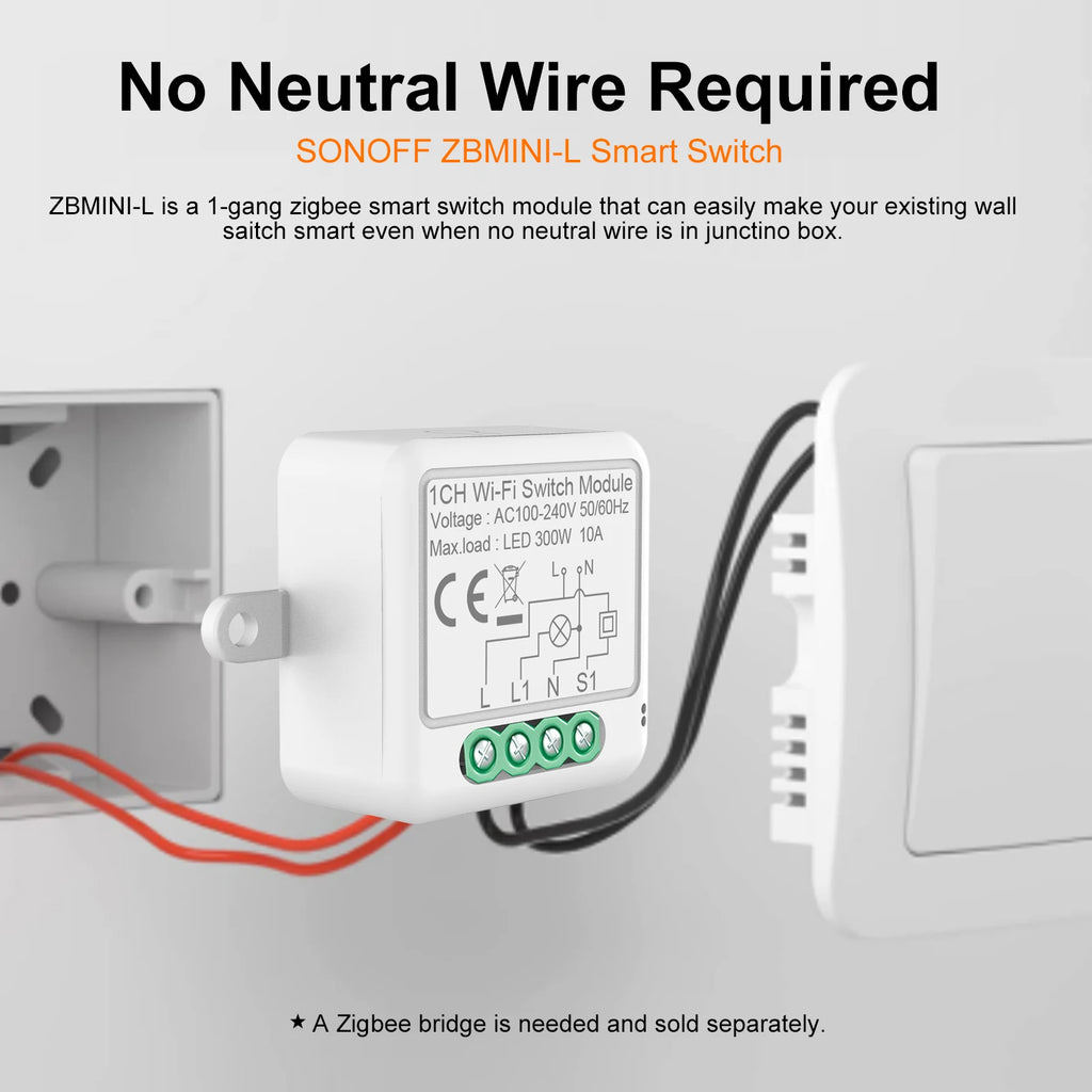 Matter Tuya WiFi Zigbee Mini Curtain Switch Interrupter Roller Shutters Smart Blind Breaker Module Work with  Alexa Google Home