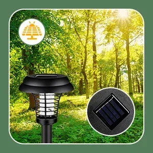 Solar Mosquito Killer Lamp Home Garden Waterproof Mosquito Repeller Outdoor Camping Electric Mosquito Artifact Lighting Lamps