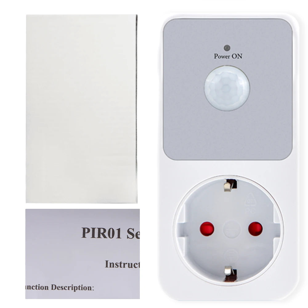 Automatic Induction PIR Infrared Sensor Socket Night Lamp Holder 110-240V 120° Degree Wide Angle Automatic Induction EU FR US UK