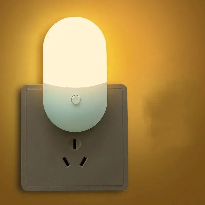 Led smart Night Light Motion Sound Sensor Night Light  brightness adjustment night light Bedroom Lamp Staircase Decorative Lamps