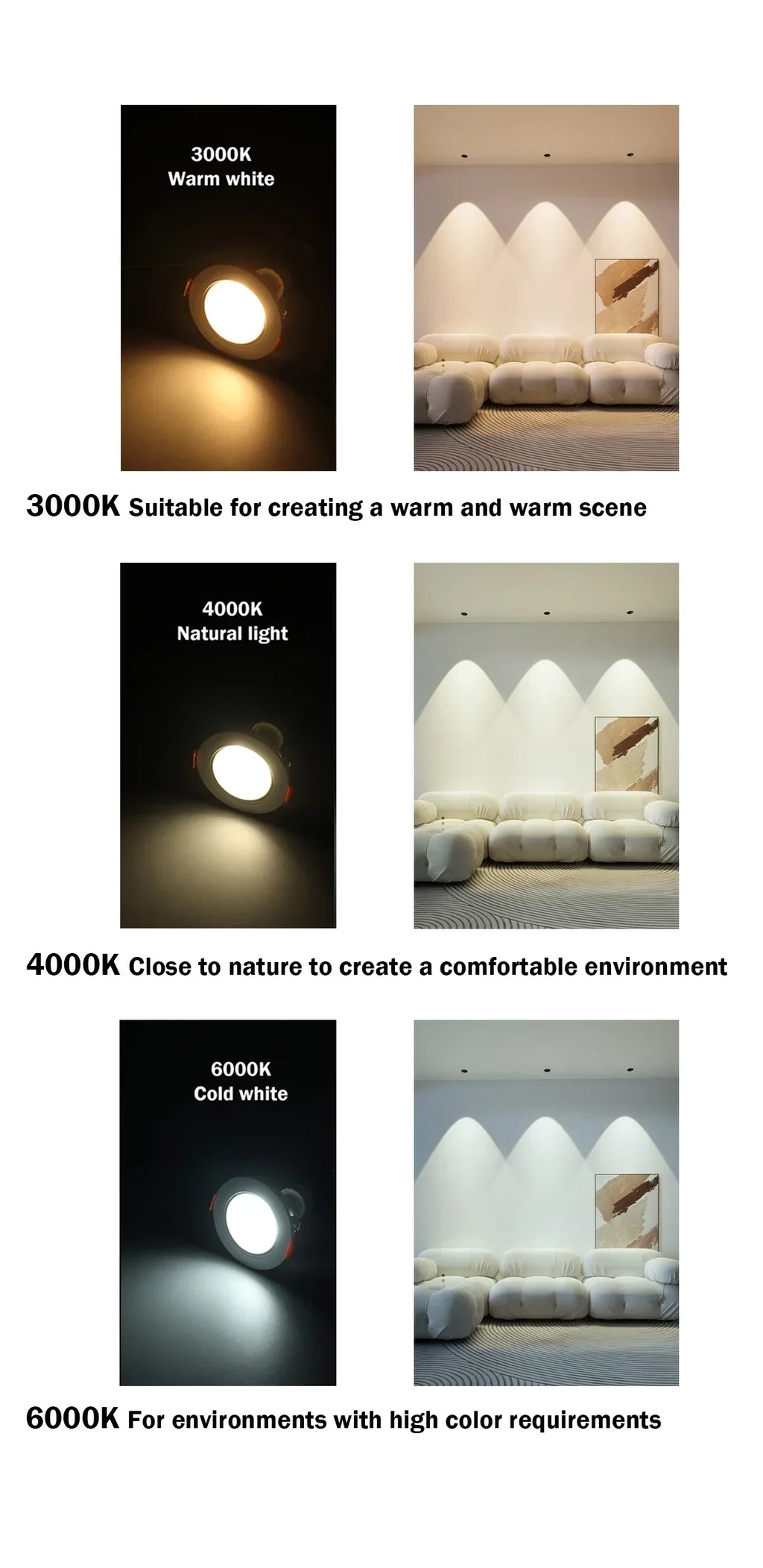 1-10pcs Base GU10 Spotlight Bulb AC220V 110V LED Lighting 3W 5W 6W 7W 8W 9W Good Quality For the Family Living Room Lampara Led