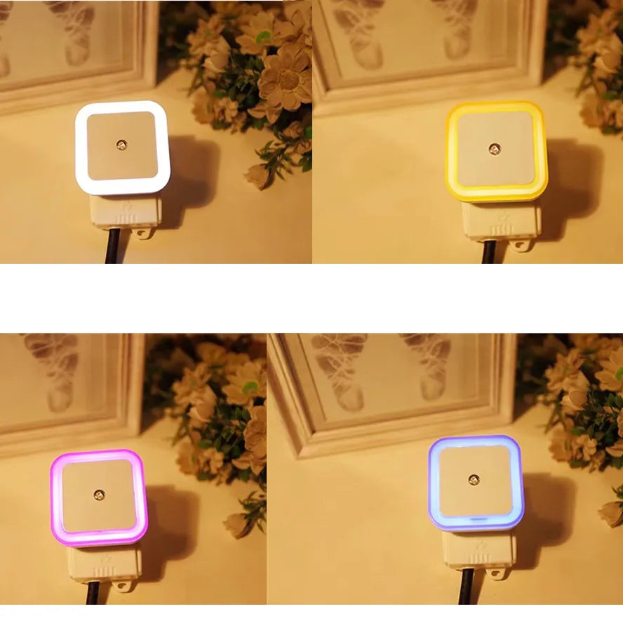 Dusk Dawn Sensor Control LED Night Light Lamp Toilet Wall Lights Baby Bedroom Bulb Backlight Closet Cabinet Light Stairway