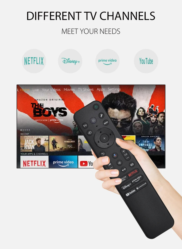 New RMF-TX810U Voice Remote Control For Sony TVs - Bluetooth Voice Backlight Buttons Works with XR/OLED Series