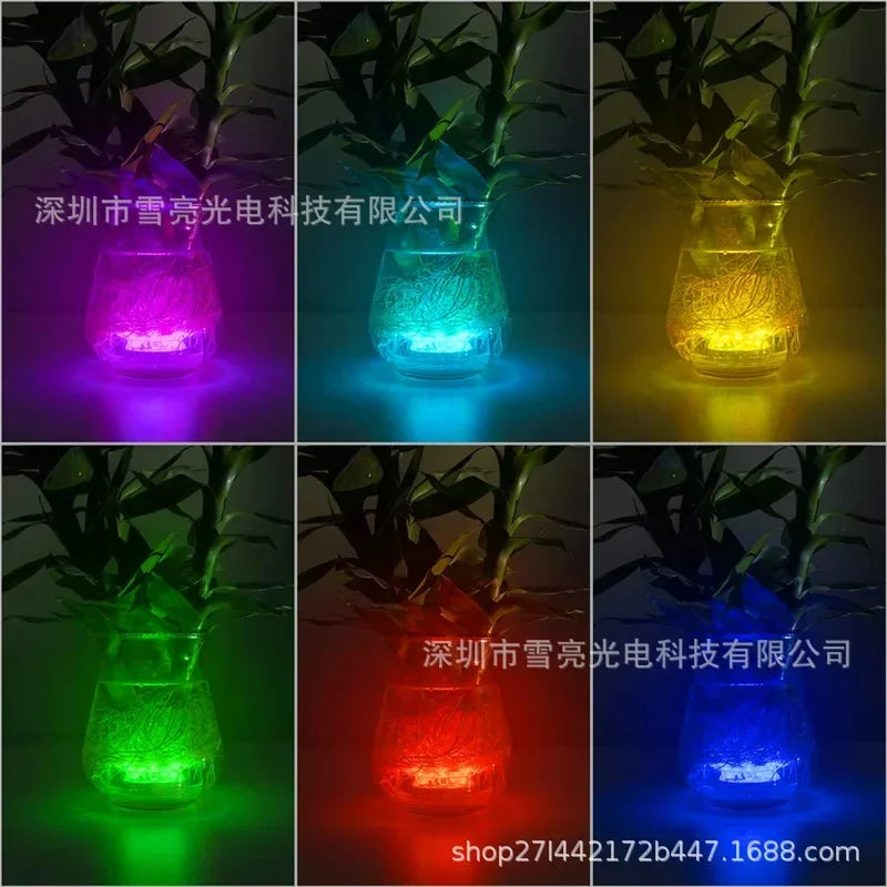 Updated IP68 RGB Submersible 13LED Underwater Light with Remote Control Underwater Pool Light Bright Lamp for Pond/Pool/Aquarium