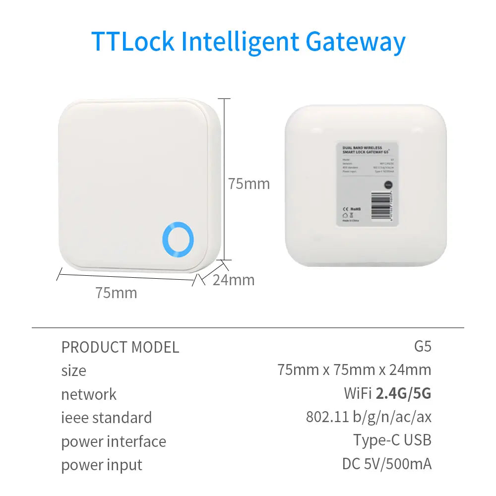 TTLOCK Gateway G2 G3 G3P G4 Bluetooth To Wifi Gateway Hub WIFI/RJ45/POE/4G TLE for Smart Home Door Lock Ttlock App Phone Control