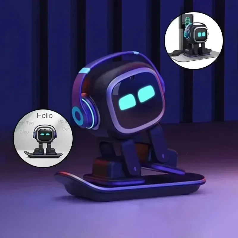 EMO Tuya Intelligent AI Robots Emotional Support Interactive Desktop Voice Recognition EMO Go Home Robot Companion Children Gift