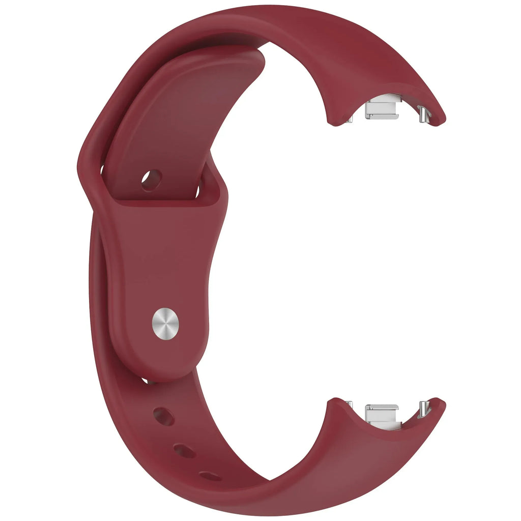 Soft Silicone Strap for Xiaomi Mi Band 10 9 8 NFC Smart Watch Sport Replaceable Bracelet Correa for Mi Band 10 Breathable Strap