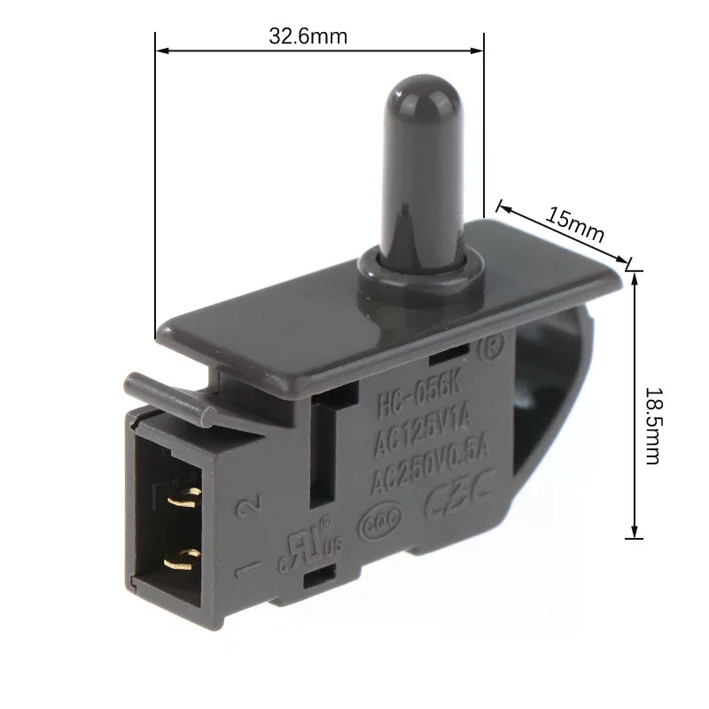 Refrigerator Door Freezer Door Switch Refrigerator Spare Parts Door Light Control Normally Closing Push Button Switch