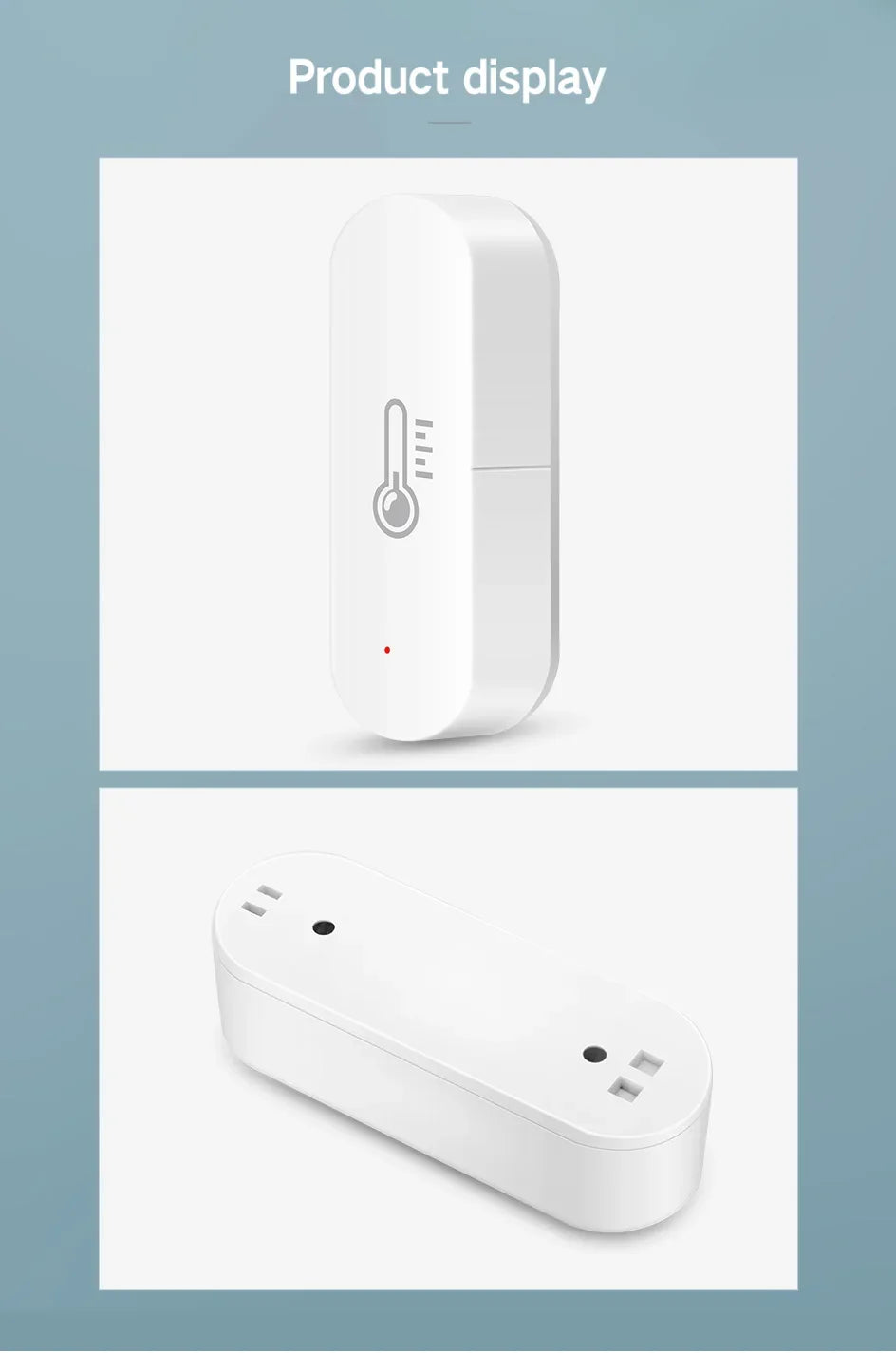 Tuya Zigbee Temperature & Humidity Sensor, Real-time Monitoring, Precise Readings, Seamless Integration for Optimal Comfort