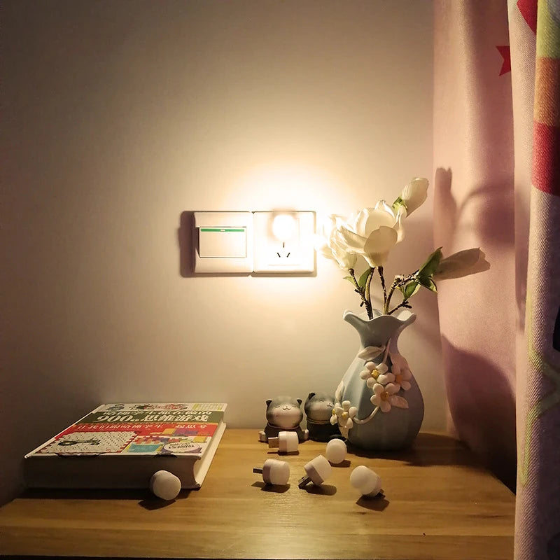 1Pcs/3Pcs Mini USB Night Light Eye Protection Book Reading Light USB Plug Power Charging LED Night Lamp Colorful Light for Party
