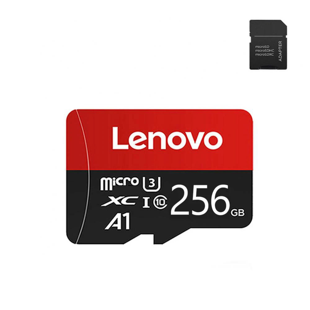 Lenovo 1TB Memory Micro Card Class 10 High Speed 4K Video TF Flash SD Cards 2TB 1TB 256GB 128GB TF Card for Phones Camera Drone