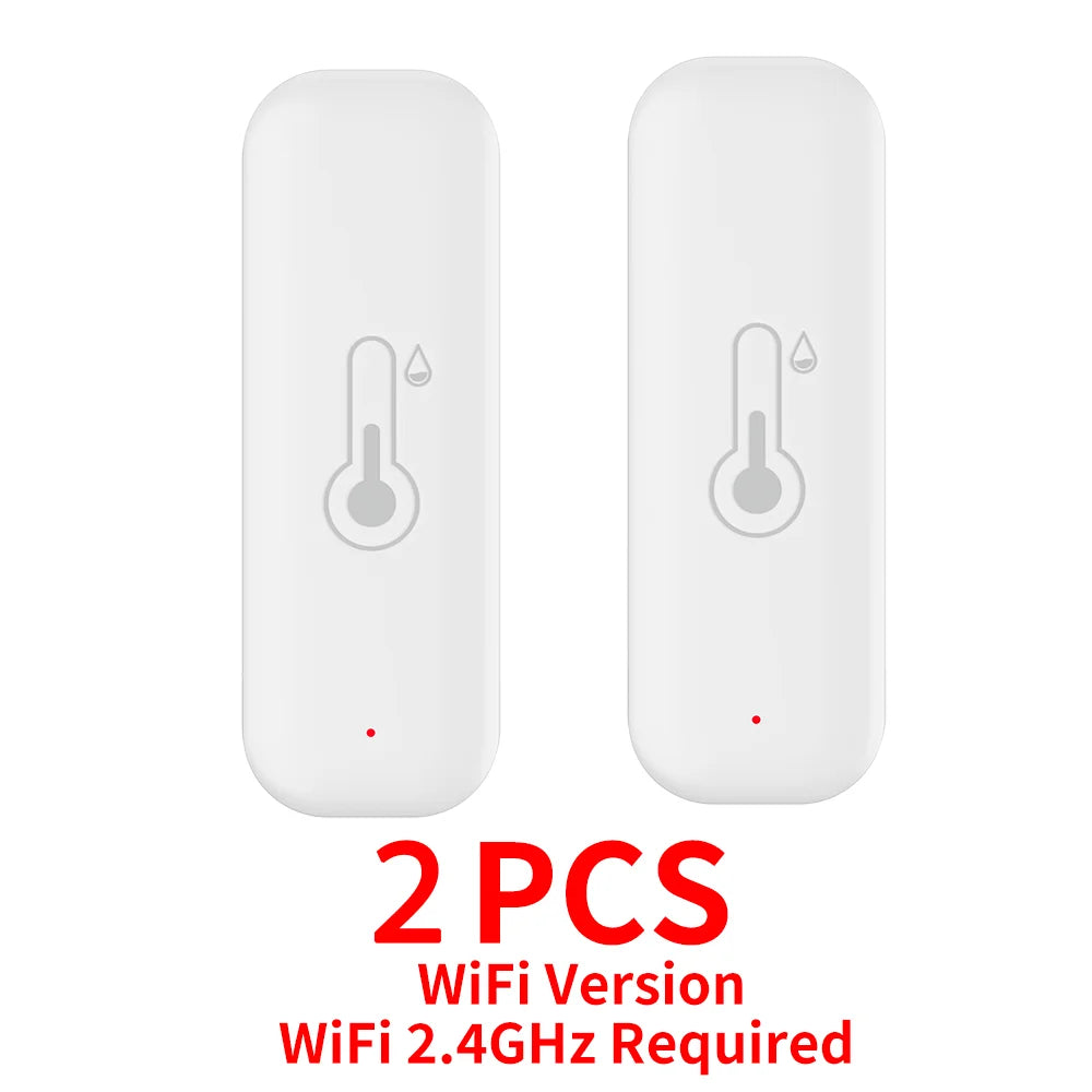 Tuya WiFi Temperature Humidity Sensor for Smart Home Thermometer Hygrometer APP Remote Works with Google Home Yandex Alexa