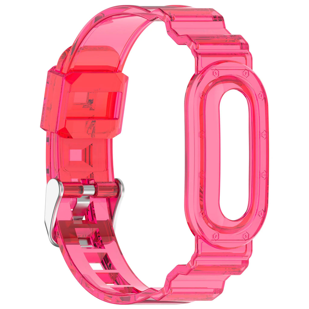 TPU Transparent Sport Bands for Google Fitbit Air Fitness Tracker Sweatproof Waterproof for Men Women Health Activity Tracker