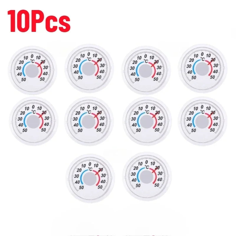 Outdoor Door Window Thermometer Pointer Type Cold And Heat Watch Hot SaleRound Plastic Door And Window Thermometer
