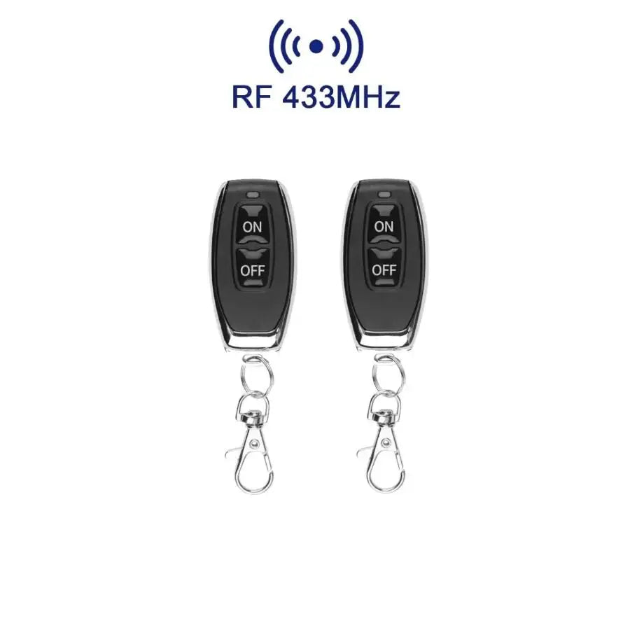 RF433Mhz Wireless Remote Control 12V ON OFF Switch Module Home Garage Door Light Switch 220V 110V 10A Breaker Wall Switch Sets