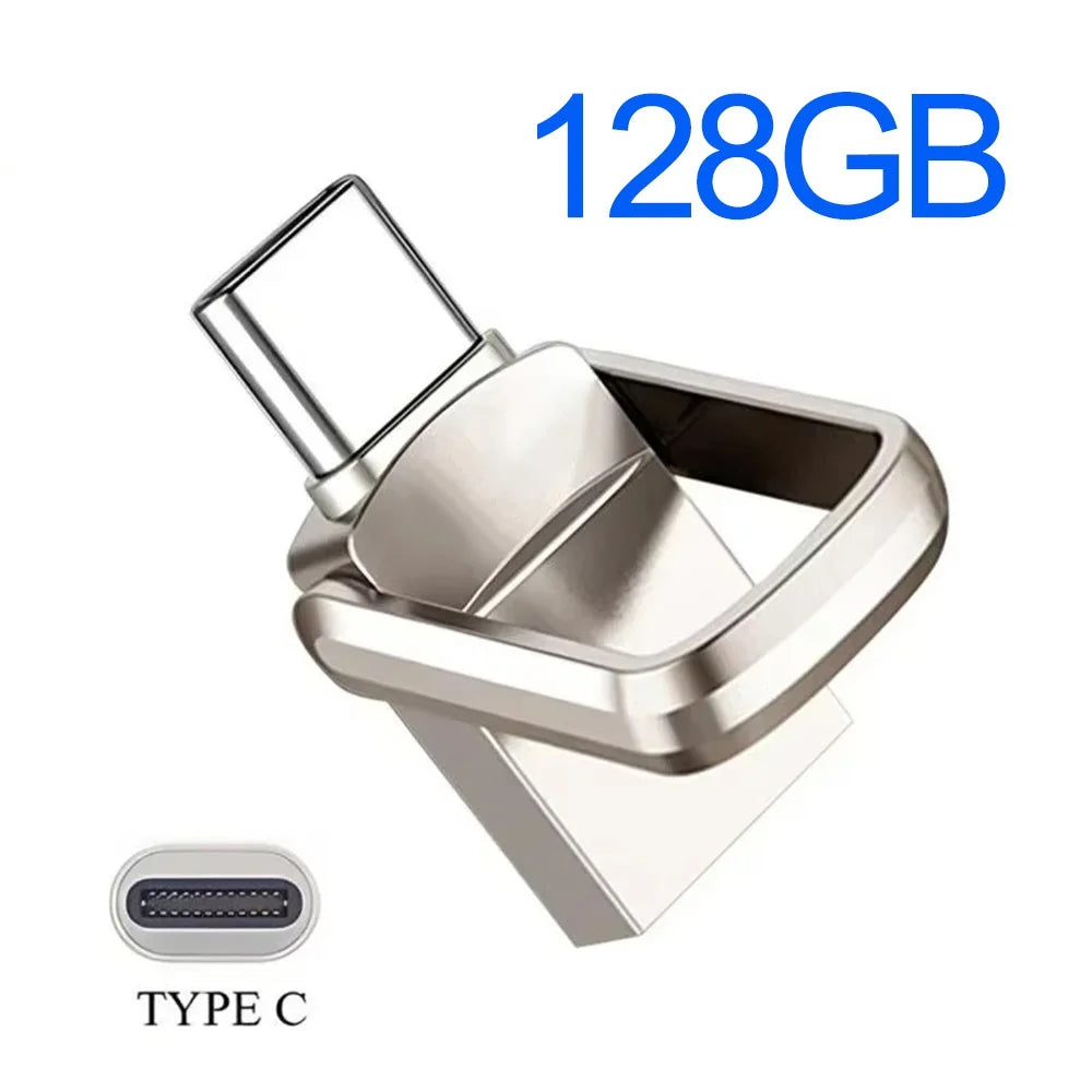 Original Type C Pendrive 512GB 256GB High Speed USB 3.0 Flash Drive OTG U Disk Memory Stick 128GB For Phone PC Storage Devices