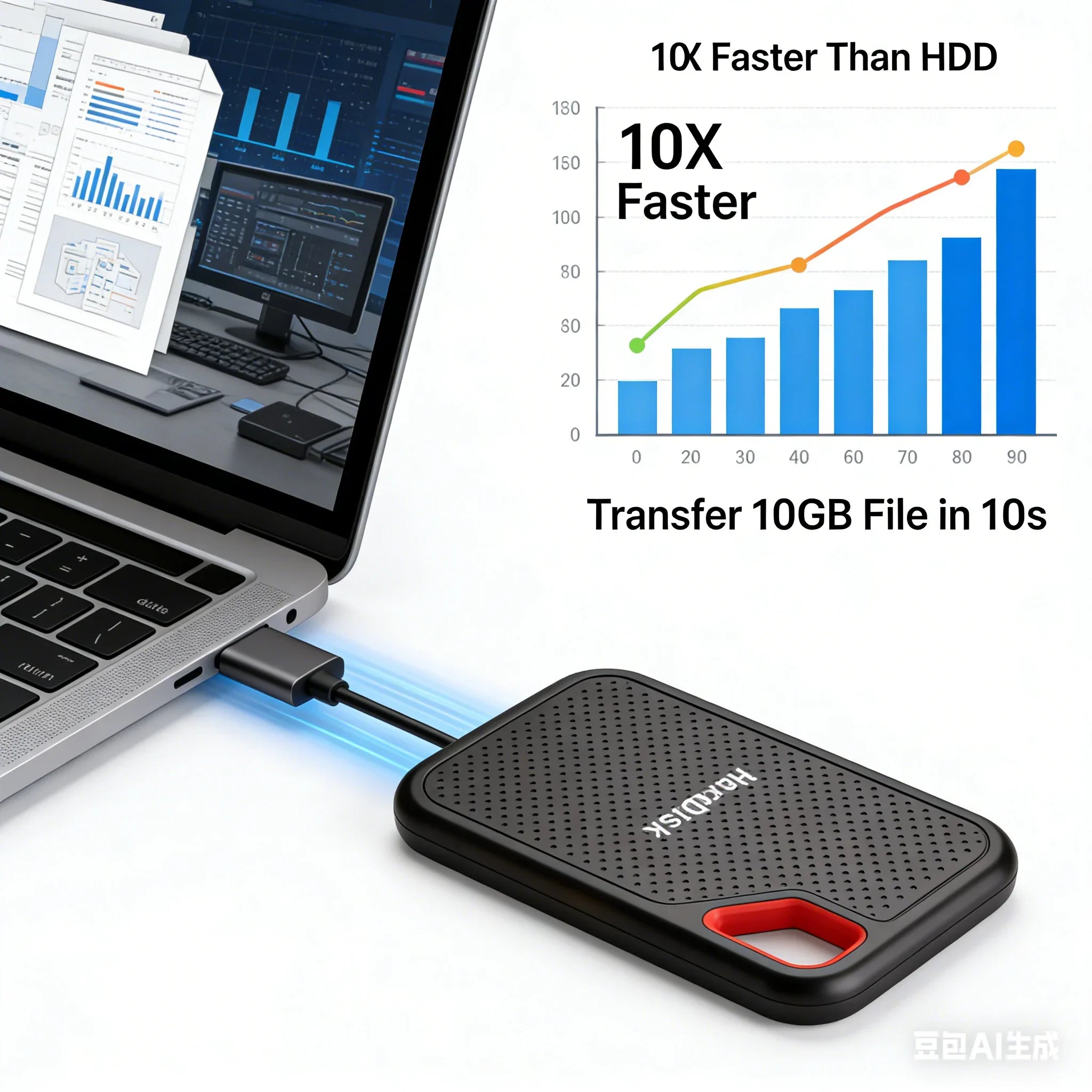 High Speed External Solid State Drive 1TB Portable SSD 16TB External Hard Drive External Hard Disk Mass Storage for Laptop Mac
