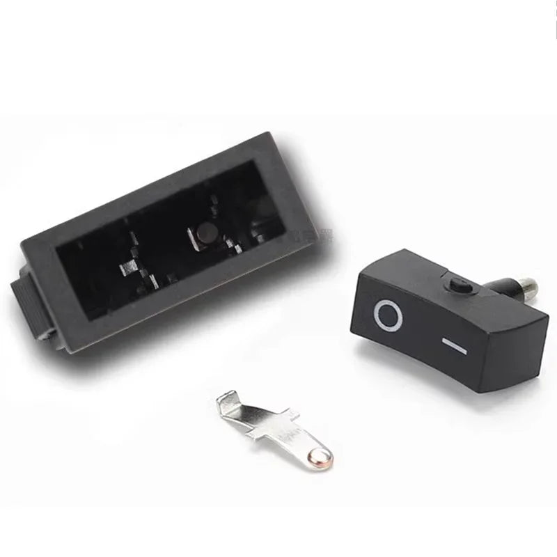 5/20PCS KCD3 Rocker Switch with LED ON OFF 16A 250V 220V 3 Pin 20A Small Light Cover Cap for Electric 2Position Switch