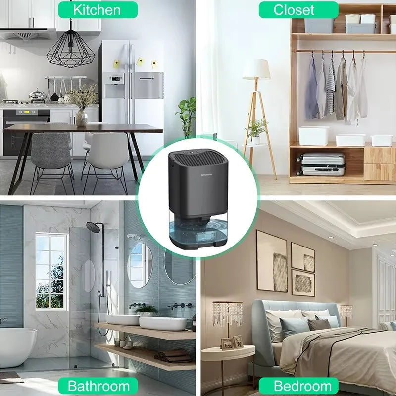 Smart Air Purifier Dehumidifier Home Mini Mute Dehumidification Dryer For Home Room Office Kitchen Deodorizer Dryer EU/US Plug